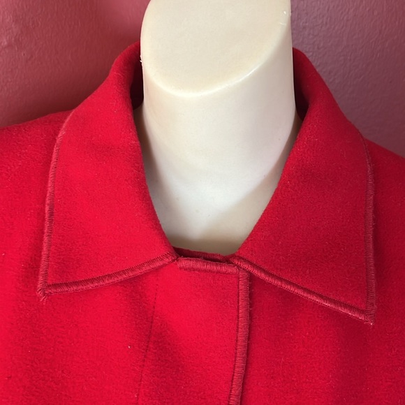 EUC Harve Benard wool red snap jacket - Picture 2 of 15